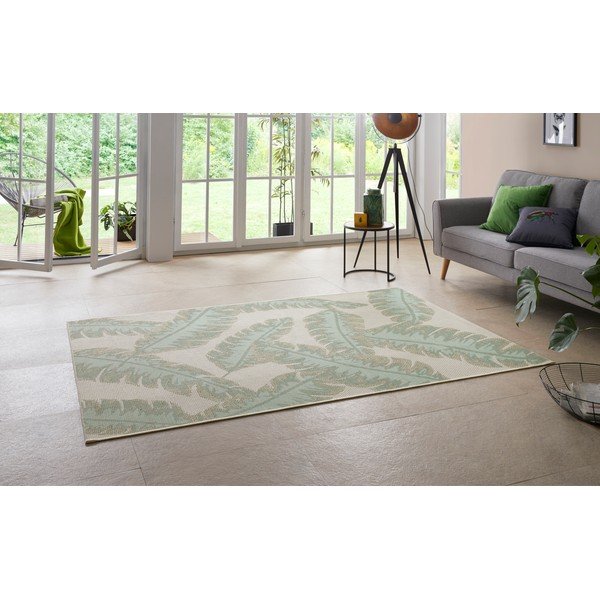 Zeleno-bež zunanja preproga Ragami Leaf, 160 x 230 cm-image-3