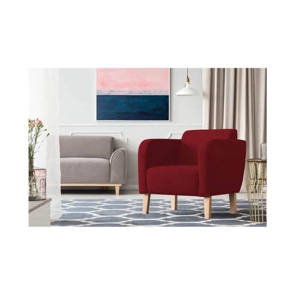 Rdeči fotelj Kooko Home Swing-image-1
