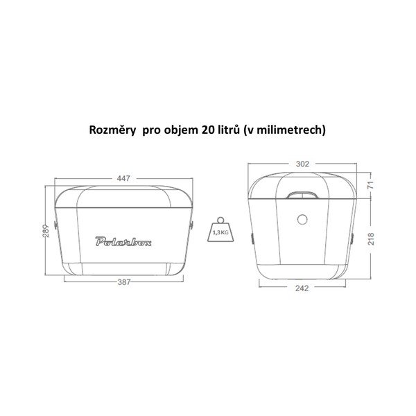Rožnata hladilna torba 20 l Pop – Polarbox-image-3