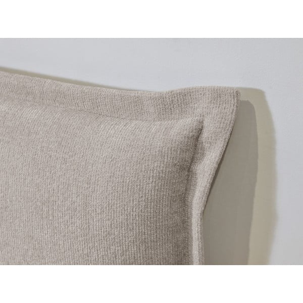 Svetlo siva/naravna zakonska postelja z letvenim dnom 180x200 cm Charlie – Bobochic Paris-image-3