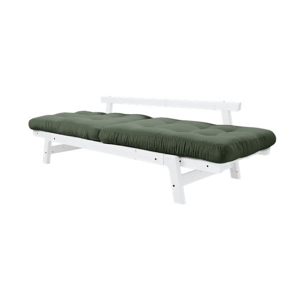 Raztegljiv kavč Karup Design Step White/Olive Green-image-4