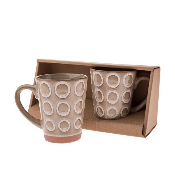 Modre keramične skodelice v kompletu 2 ks 380 ml – Dakls