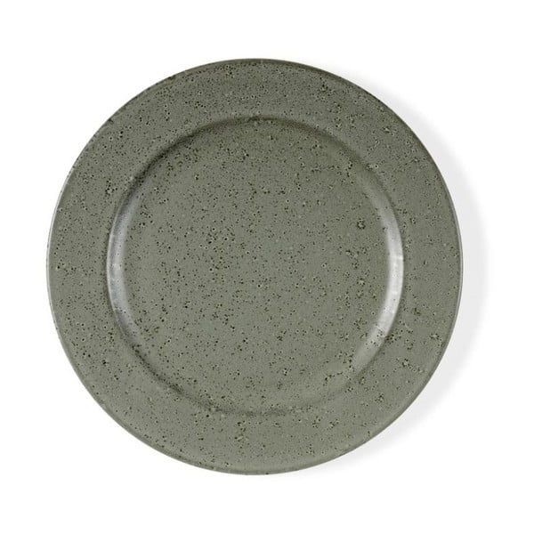 Zeleno-siv kamnoseški desertni krožnik Bitz Mensa, premer 22 cm
