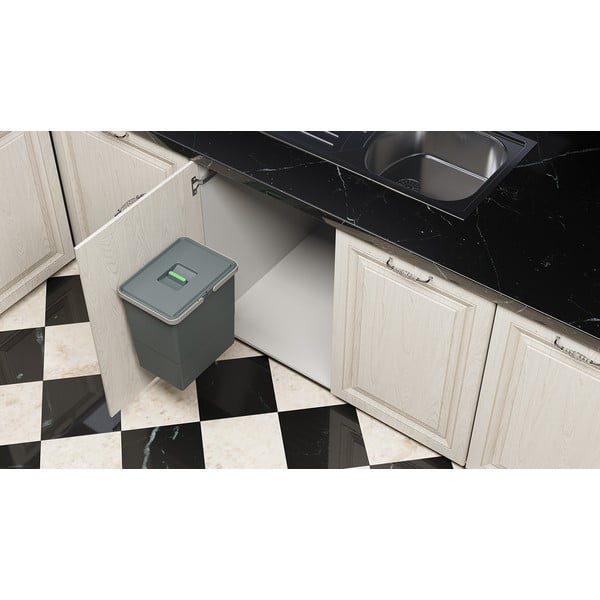 Izvlečni plastični koš 15 l Easy - Elletipi-image-1