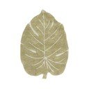 Kaki zelena pralna ročno tkana bombažna otroška preproga 75x100 cm Mini Monstera Olive – Lorena Canals