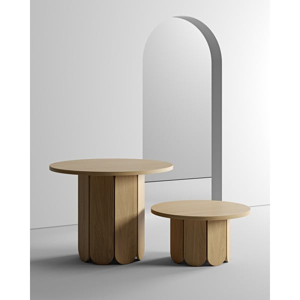 Jedilna miza iz hrasta Woodman Soft, ø 98 cm-image-3
