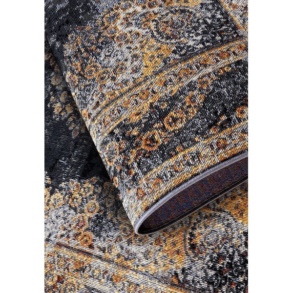 Antracitno sivo-zlata zunanja preproga 200x285 cm Martha – Villeroy&Boch-image-3