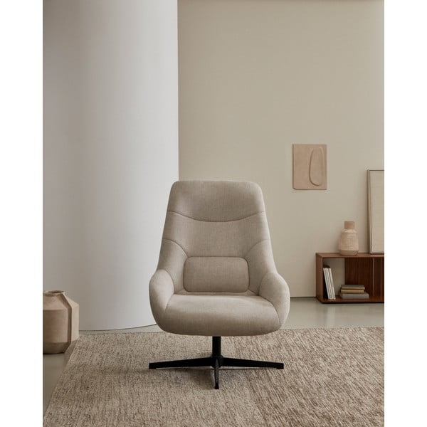 Bež fotelj Celida – Kave Home-image-1