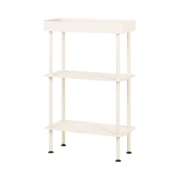 Bež kovinski regal na koleščkih 60x97x30 cm Nolle – noo.ma-image-2