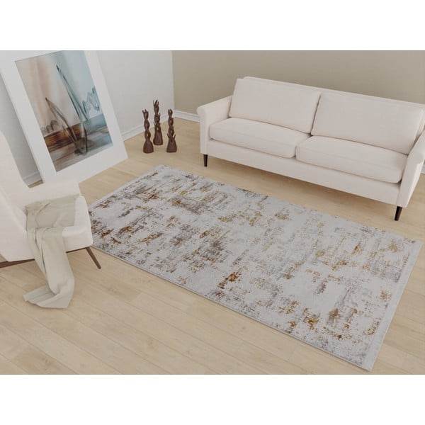 Kremno bela/v zlati barvi pralna preproga 120x180 cm Gold – Vitaus-image-1