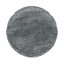 Siva okrogla preproga ø 160 cm Fluffy – Ayyildiz Carpets