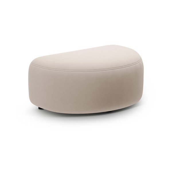 Bež žameten tabure Kate – Micadoni 