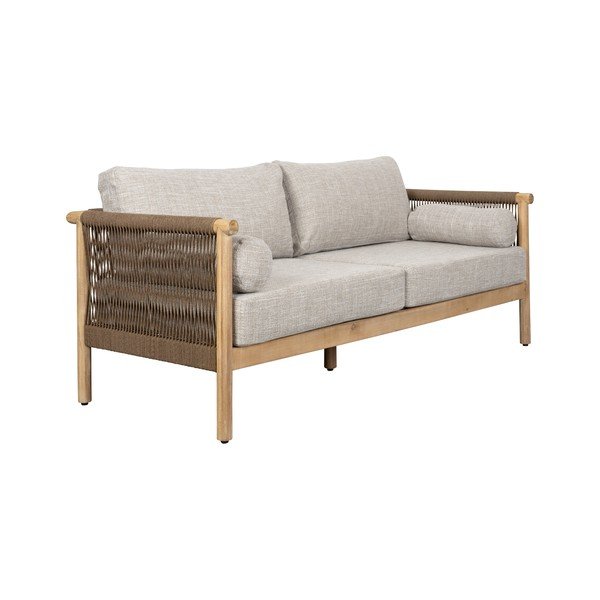 Sivo-bež oblazinjena vrtna garnitura za 3 osebe Oasis – Dutchbone-image-3