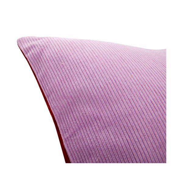 Vijolično-rdeča okrasna blazina Hübsch Cleo, 60 x 40 cm-image-4