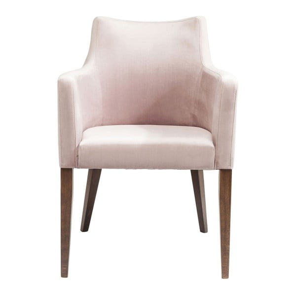 Svetlo roza fotelj Kare Design Mode
