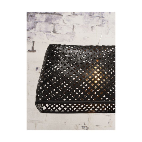 Črna bambusova viseča svetilka Good&Mojo Komodo-image-3