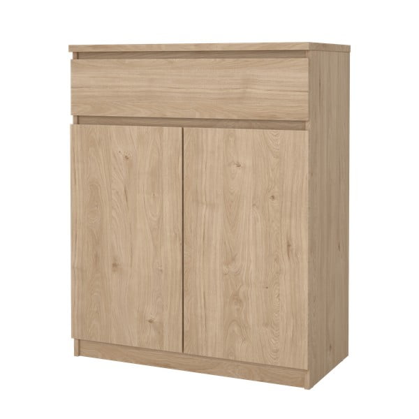 Komoda v hrastovem dekorju 80x100x40 cm Naia – Tvilum-image-4