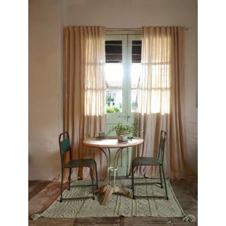 Svetlo zelena pralna ročno tkana bombažna preproga 120x160 cm Tribu Olive – Lorena Canals