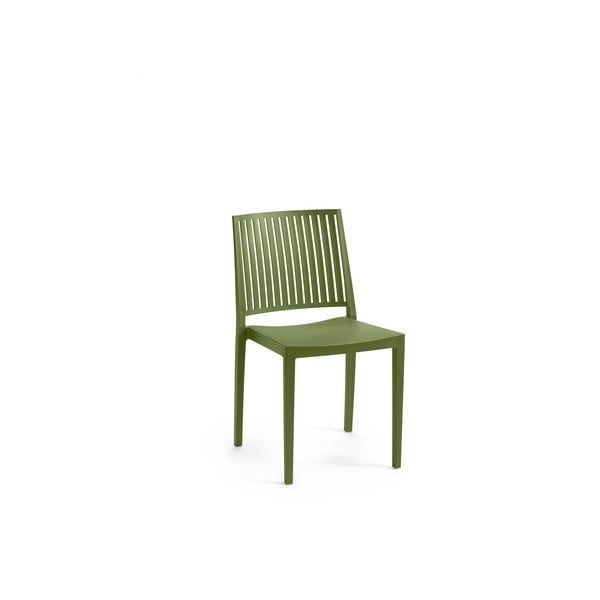 Zeleni plastični vrtni stol Bars - Rojaplast