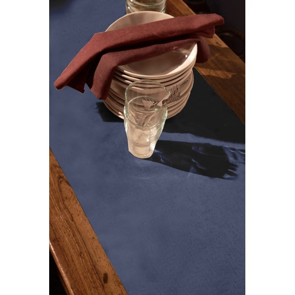 Moder prt iz bombaža in lana Tierra Bella Pure Menorca, 45 x 135 cm-image-1