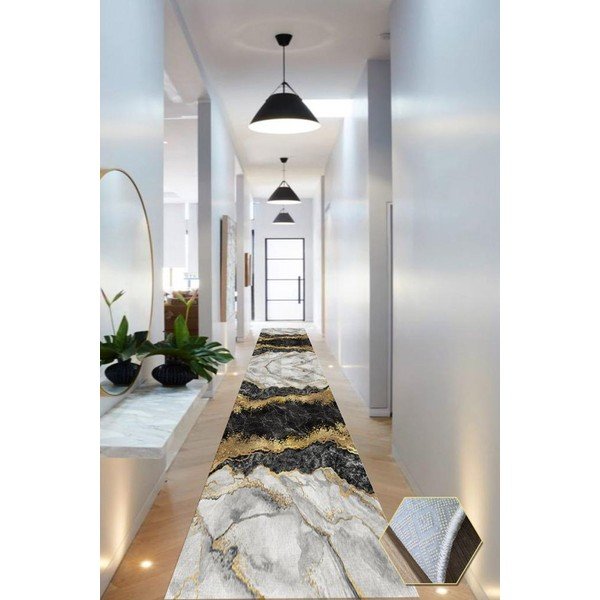 Preproga Rizzoli Gold, 80 x 200 cm-image-1