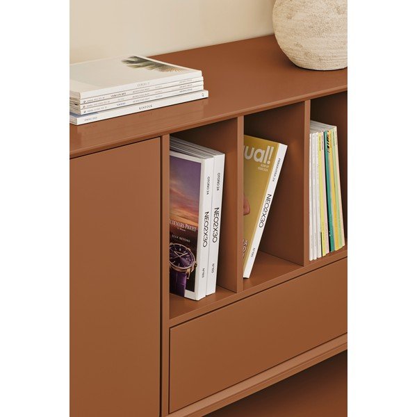 Črna komoda 220x98x45 cm Platt – Teulat-image-4