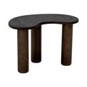 Temno rjava mizica iz masivnega kavčukovca 36x53 cm Luppa – Bloomingville