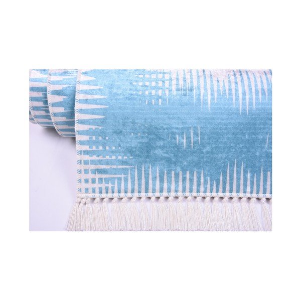 Modro-siva preproga Vitaus Hali Turkuaz, 120 x 160 cm-image-1