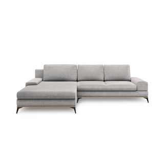 Svetlo siva raztegljiva sedežna garnitura Windsor & Co Sofas Planet, levi kot