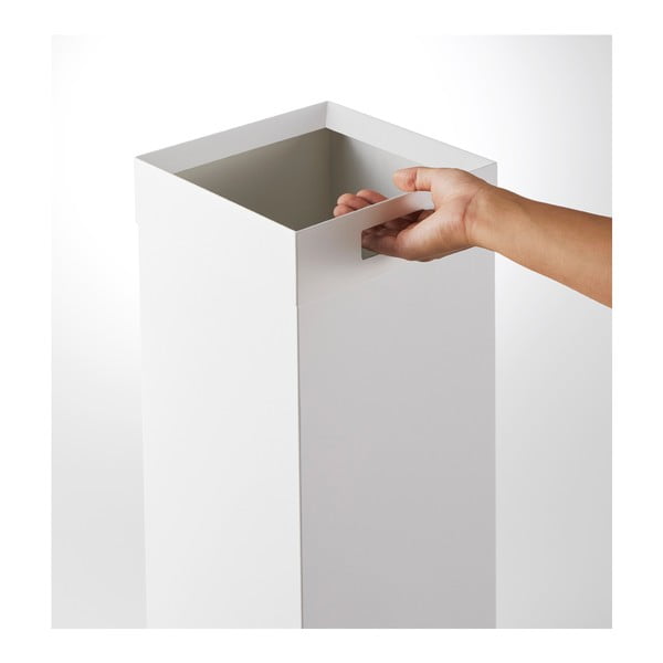 Bel kovinski koš za smeti 27 l Tall – YAMAZAKI-image-2
