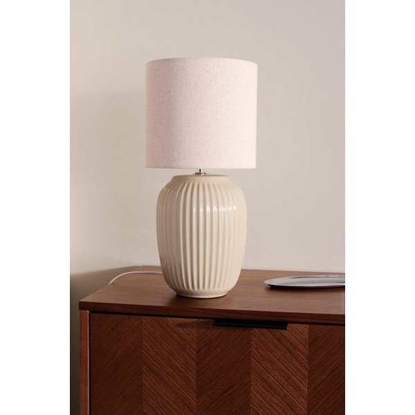 Bež keramična namizna svetilka (višina 41,5 cm) Karlsson – Jotex-image-2