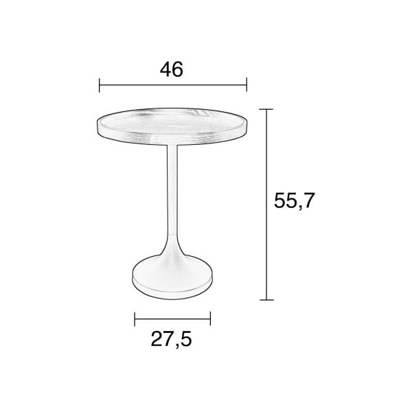 Črna stranska mizica Zuiver Jason-image-2