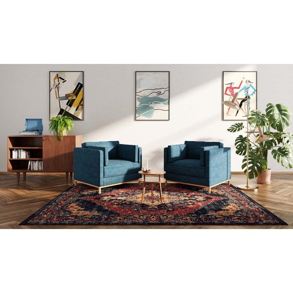 Temno moder fotelj Celerio – Ame Yens-image-4