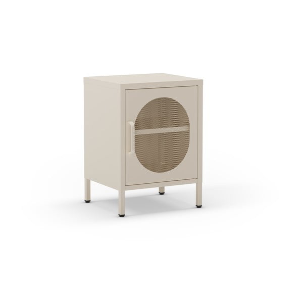 Kremno bela kovinska nočna omarica Diora – Marckeric-image-4