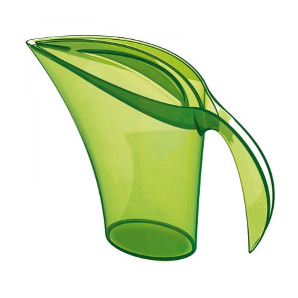 Zelena plastična karafa za vodo Koziol, 1,5 l