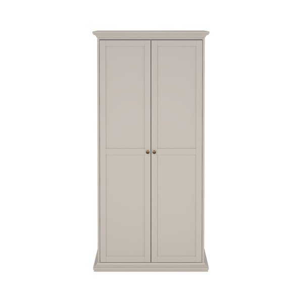 Kremno bela garderobna omara 96x201x60,5 cm Paris – Tvilum-image-3
