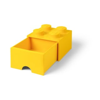 Rumena škatla za shranjevanje s predalom LEGO®