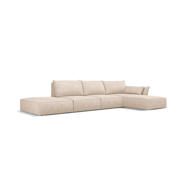 Bež kotni kavč (desni kot) Vanda - Mazzini Sofas-image-2