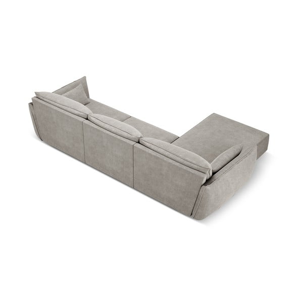 Svetlo siv kotni kavč (levi kot) Vanda - Mazzini Sofas-image-3