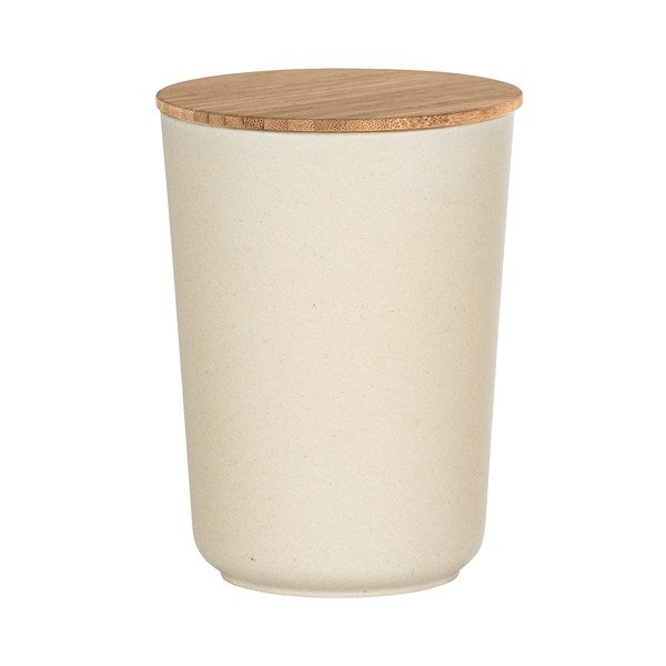 Bež škatla za shranjevanje s pokrovom iz bambusa Wenko Bondy, 700 ml-image-2
