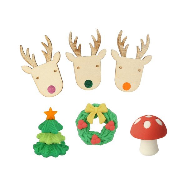 Božične pokalice v kompletu 6 ks Reindeers in Jumpers – Meri Meri-image-2