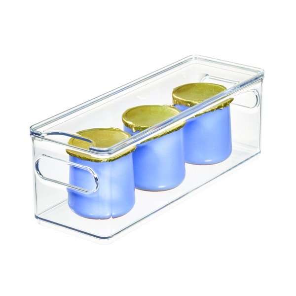 Prozorna škatla za shranjevanje s pokrovom iDesign The Home Edit, 31,1 x 10,8 cm-image-2