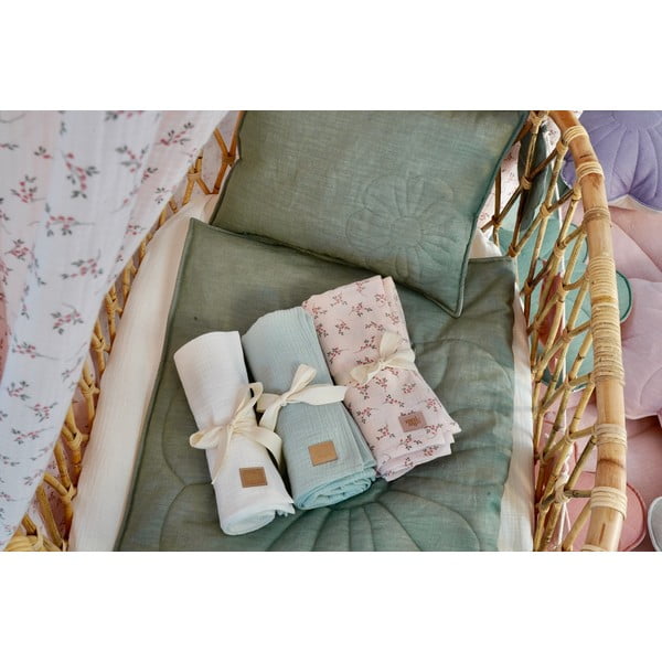 Bež muslinska otroška odeja 100x100 cm Cream - Moi Mili-image-1