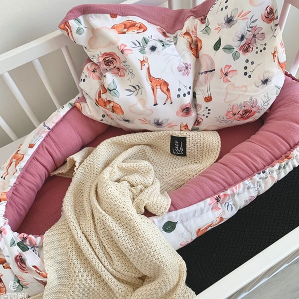 Bombažna otroška blazina za spanje ESECO Nature-image-1