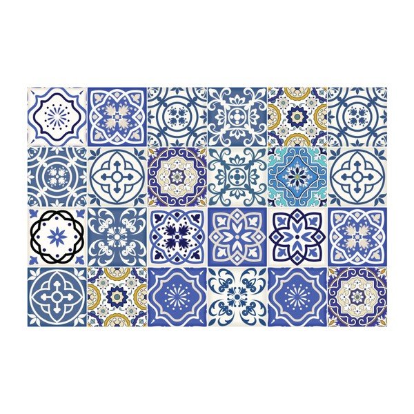 Komplet 24 stenskih nalepk Ambiance Wall Stickers Tiles Flamenco, 10 x 10 cm-image-2