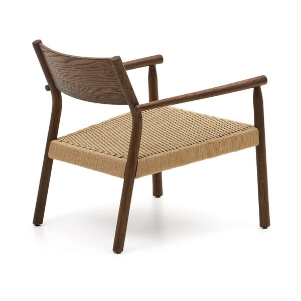 Pleten fotelj v naravni barvi Yalia – Kave Home-image-3