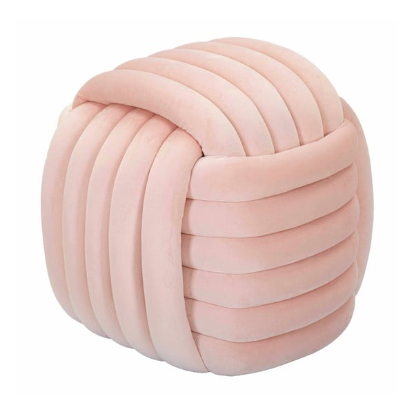 Svetlo rožnat žameten tabure Softy – Mauro Ferretti