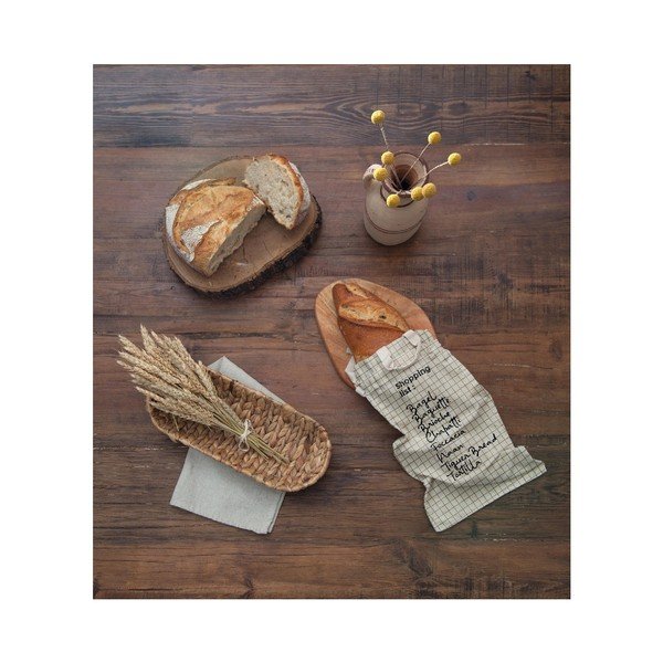 Vreča za kruh z mešanico lanu Really Nice Things Bag Shopping, višina 42 cm-image-1