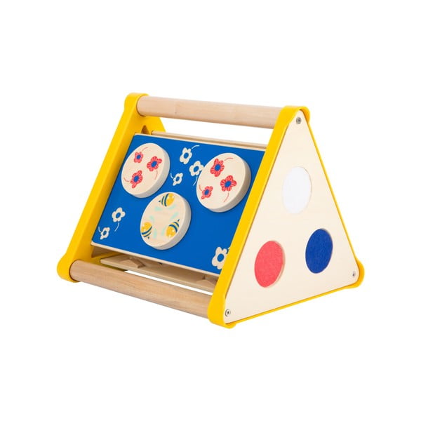 Otroška lesena igrača za urjenje motoričnih spretnosti Legler Triangle