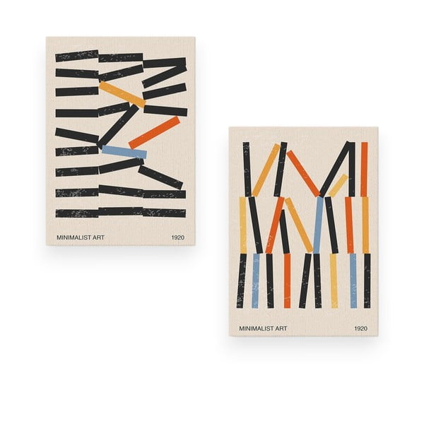 Slike v kompletu 2 ks 50x70 cm Lines – Wallity